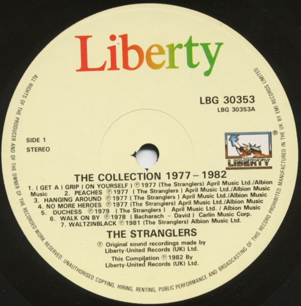 The Stranglers - The Collection 1977-1982 | Liberty (LBG 30353) - 3 The Stranglers - The Collection 1977-1982 | Liberty (LBG 30353) - 3