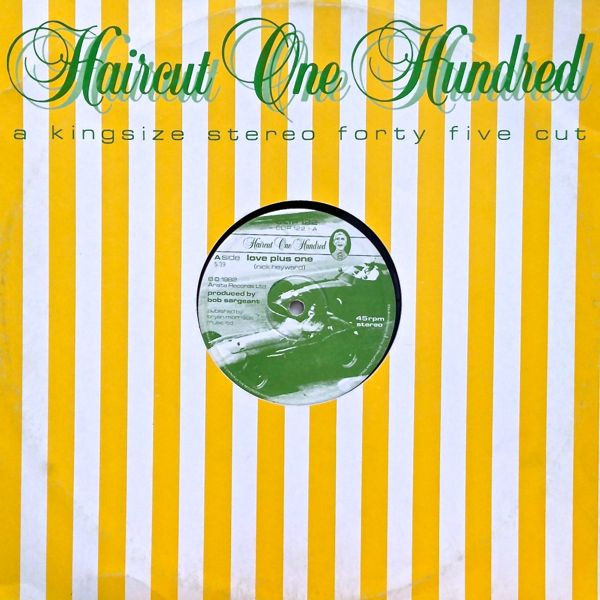 Haircut One Hundred - Love Plus One | Arista (CLIP 122) - main