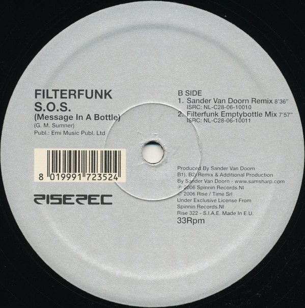 Filterfunk - S.O.S. (Message In A Bottle) | Rise (RISE 322) - 3 Filterfunk - S.O.S. (Message In A Bottle) | Rise (RISE 322) - 3