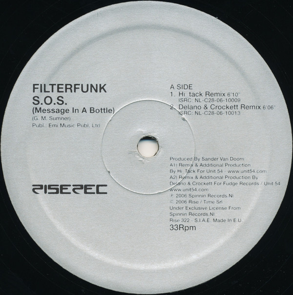 Filterfunk - S.O.S. (Message In A Bottle) | Rise (RISE 322) - 2 Filterfunk - S.O.S. (Message In A Bottle) | Rise (RISE 322) - 2
