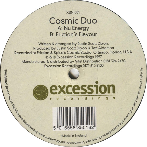 Cosmic Duo - Nu Energy | Excession (XSN 001)