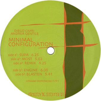 Diego Capri & Andrea Gentile - Minimal Configuration | Elettronica Romana (e.r.006) - main