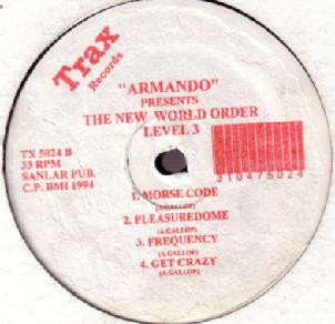 Armando - The New World Order Level 3 | Trax Records (TX 5024) - 2 Armando - The New World Order Level 3 | Trax Records (TX 5024) - 2