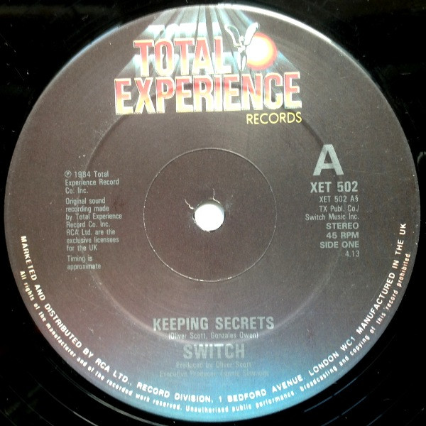 Switch - Keeping Secrets | Total Experience Records (XET 502) - 2