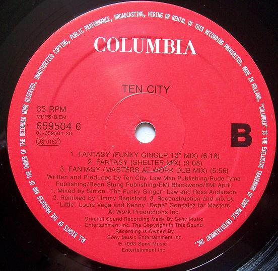 Ten City - Fantasy | Columbia (659504 6) - 4