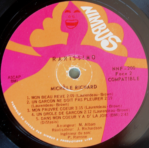 Michel Louvain , Michèle Richard - Rarissimo! | Nimbus (NNF-200) - 4 Michel Louvain , Michèle Richard - Rarissimo! | Nimbus (NNF-200) - 4