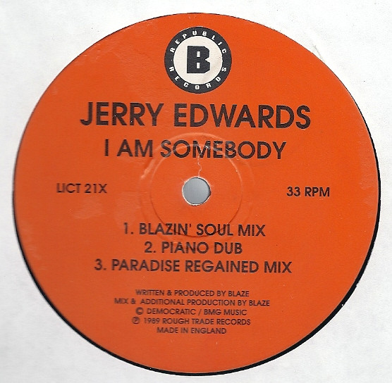 Jerry Edwards - I Am Somebody | Republic Records (LICT 021X) - 4 Jerry Edwards - I Am Somebody | Republic Records (LICT 021X) - 4