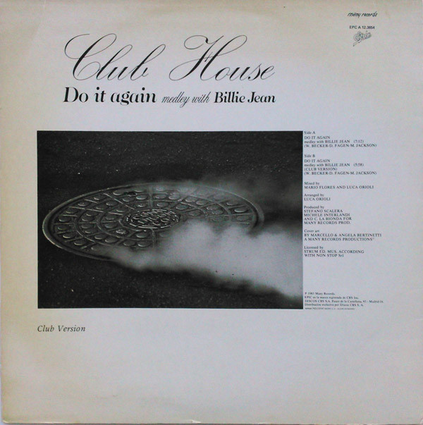 Club House - Do It Again (Medley With Billie Jean) | Epic (EPC A 12.3654) - 2