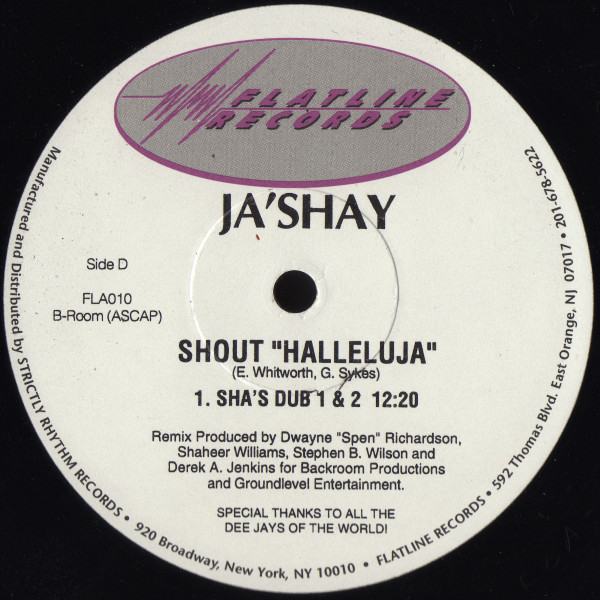 Ja'shay - Shout Hallelujah | Flatline Records (FLA010) - 5