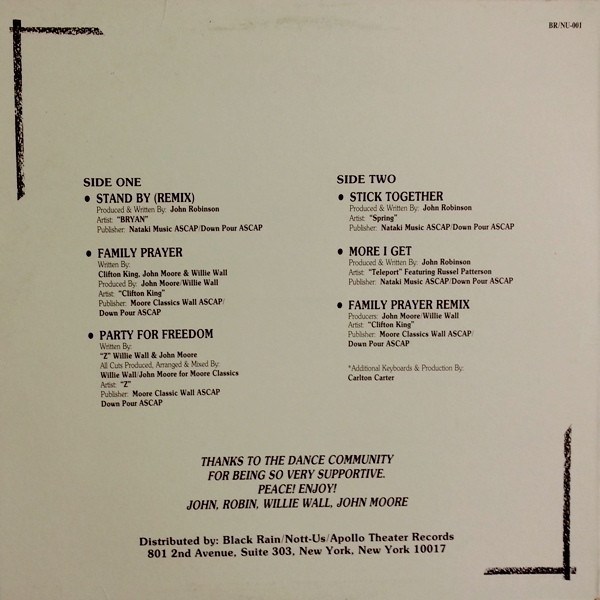 Robinson Wall Project - Vol. 1 | Black Rain Records (BR/NU-001) - 2