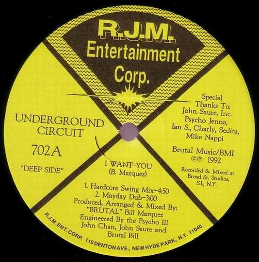 Underground Circuit - I Want You | R.J.M. Entertainment Corp. (RJM 702) - main Underground Circuit - I Want You | R.J.M. Entertainment Corp. (RJM 702) - main