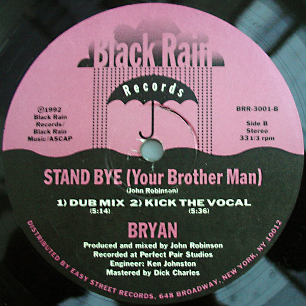 Brian Keith - Stand Bye (Your Brother Man) | Black Rain Records (BRR-3001) - 2