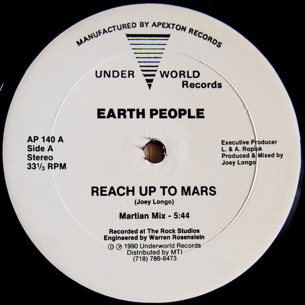 Earth People - Reach Up To Mars | Underworld Records (AP 140) - main Earth People - Reach Up To Mars | Underworld Records (AP 140) - main