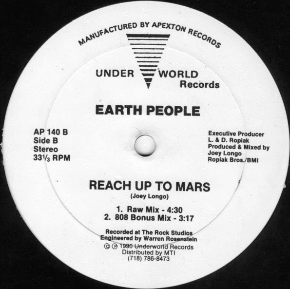 Earth People - Reach Up To Mars | Underworld Records (AP 140) - 2 Earth People - Reach Up To Mars | Underworld Records (AP 140) - 2