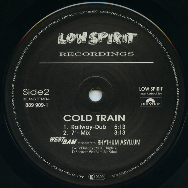 WestBam Presents Rhythum Asyllum - Cold Train | Low Spirit Recordings (889 909-1) - 4