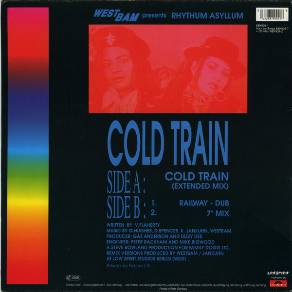 WestBam Presents Rhythum Asyllum - Cold Train | Low Spirit Recordings (889 909-1) - 2