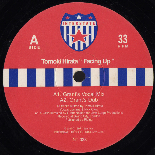 Tomoki Hirata - Facing Up | Interstate Records (INT 028)