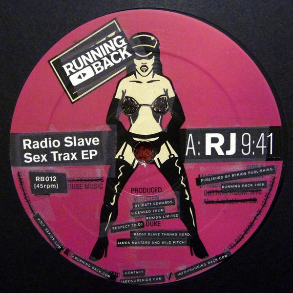 Radio Slave - Sex Trax EP | Running Back (RB012) - main Radio Slave - Sex Trax EP | Running Back (RB012) - main