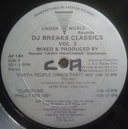 Various - DJ Breaks Classics Vol. 3 | Underworld Records (AP 149)