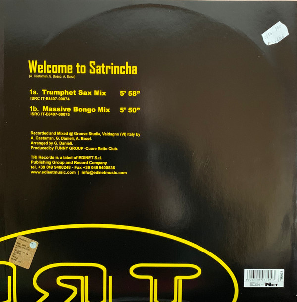 BO.CA.DA. Feat. Deva - Welcome To Satrincha | Tri Records (TRI 037) - 2 BO.CA.DA. Feat. Deva - Welcome To Satrincha | Tri Records (TRI 037) - 2