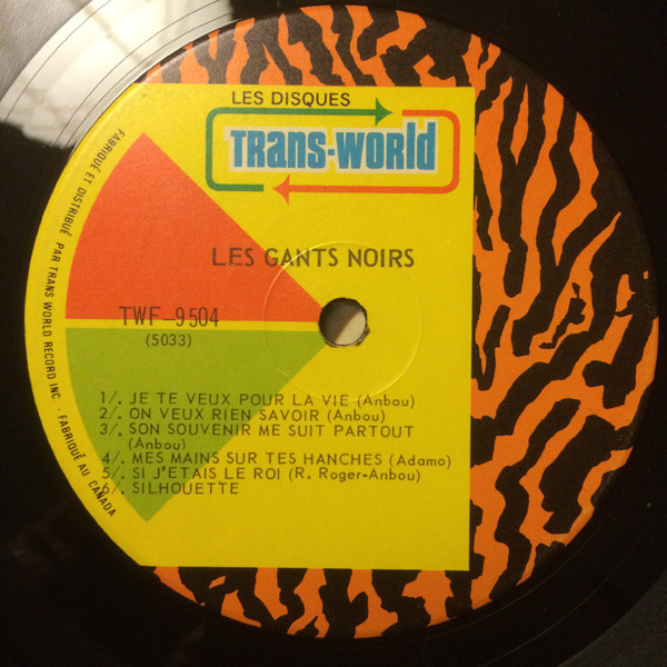 Les Gants Noirs - Un Soir Sans Toi | Trans-World (TW 9504) - 4 Les Gants Noirs - Un Soir Sans Toi | Trans-World (TW 9504) - 4