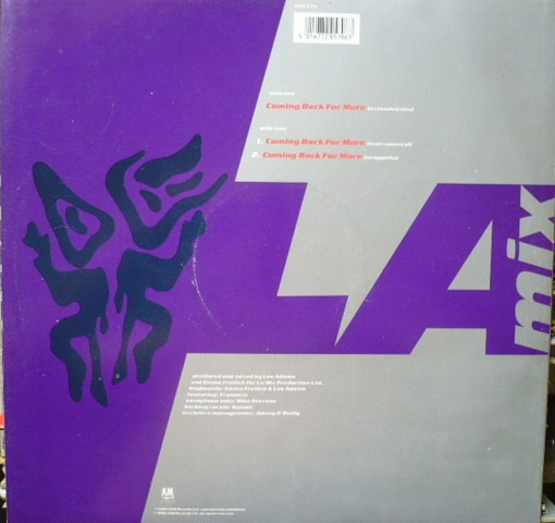 L.A. Mix - Coming Back For More | A&M Records (AMY 579) - 2