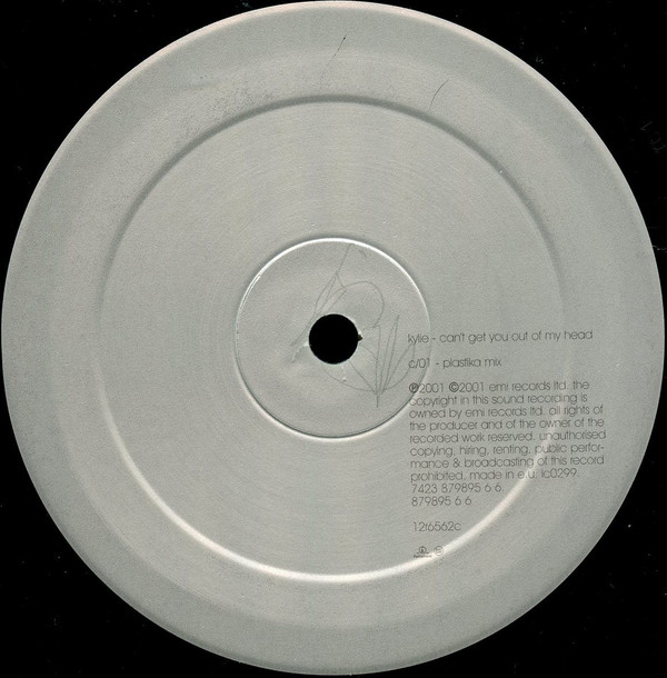 Kylie Minogue - Can't Get You Out Of My Head | Parlophone (12r6562) - 9 Kylie Minogue - Can't Get You Out Of My Head | Parlophone (12r6562) - 9