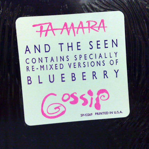 Ta Mara & The Seen - Blueberry Gossip | A&M Records (SP-12269) - 3 Ta Mara & The Seen - Blueberry Gossip | A&M Records (SP-12269) - 3