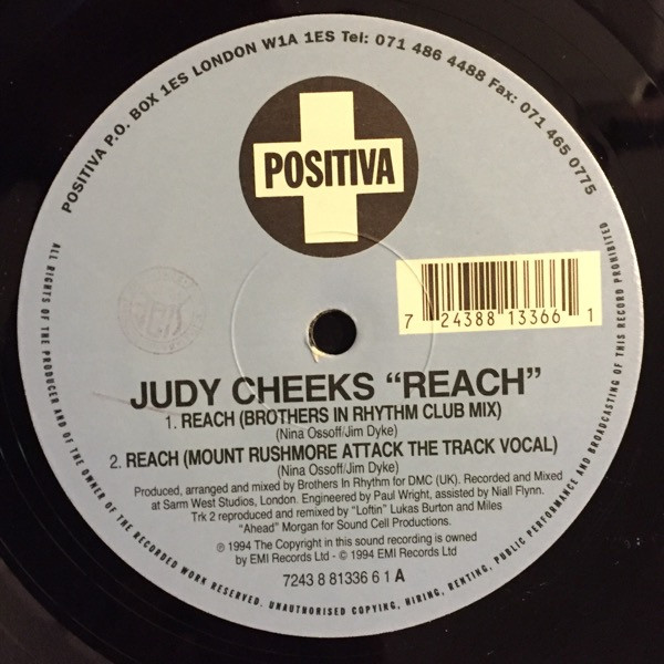Judy Cheeks - Reach | Positiva (7243 8 81336 6 1) - main Judy Cheeks - Reach | Positiva (7243 8 81336 6 1) - main