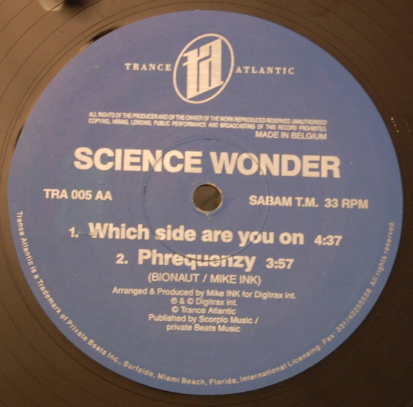 Science Wonder - Brain Drain | Trance Atlantic (TRA 005) - 2 Science Wonder - Brain Drain | Trance Atlantic (TRA 005) - 2