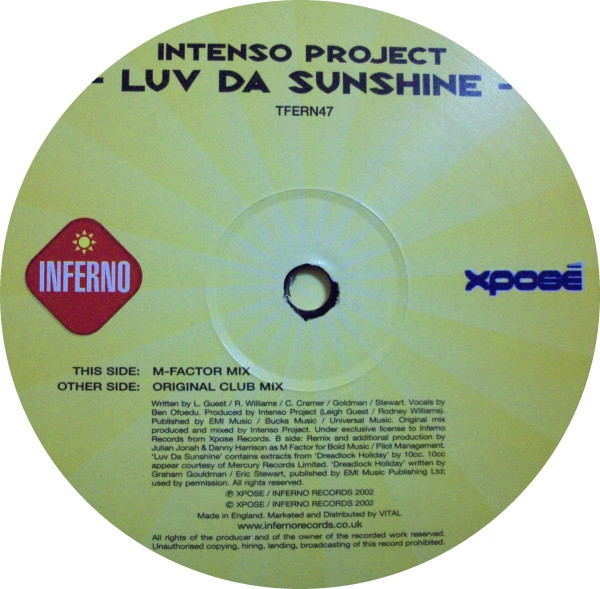 Intenso - Luv Da Sunshine | Inferno (TFERN 47) - 4