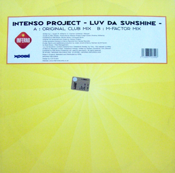 Intenso - Luv Da Sunshine | Inferno (TFERN 47) - 2