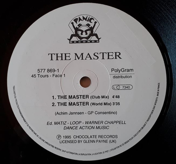 The Master - The Master | Panic Records (577 869-1) - 3 The Master - The Master | Panic Records (577 869-1) - 3