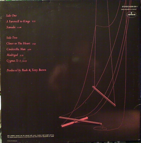 Rush - A Farewell To Kings | Mercury (6338 834) - 3 Rush - A Farewell To Kings | Mercury (6338 834) - 3