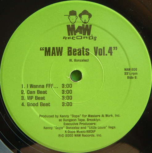 Masters At Work - Beats Vol. 4 | MAW Records (MAW-806) - 4