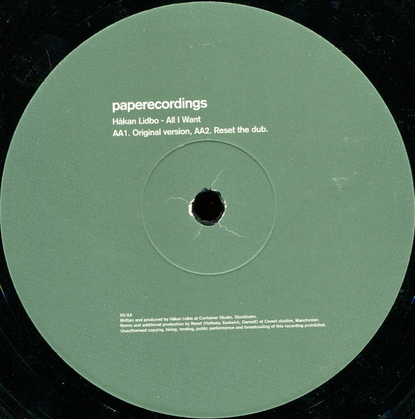 Håkan Lidbo - All I Want | Paper Recordings (PAP 055) - 4 Håkan Lidbo - All I Want | Paper Recordings (PAP 055) - 4