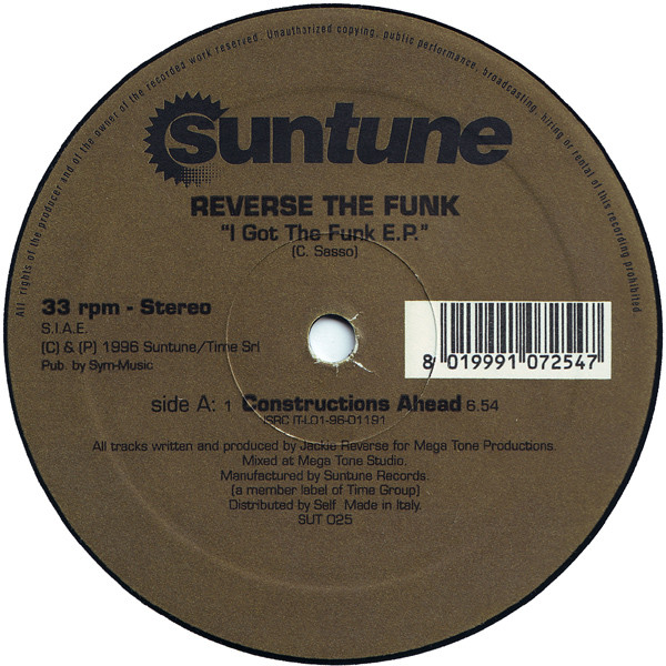 Reverse The Funk - I Got The Funk E.P. | Suntune (SUT 025)