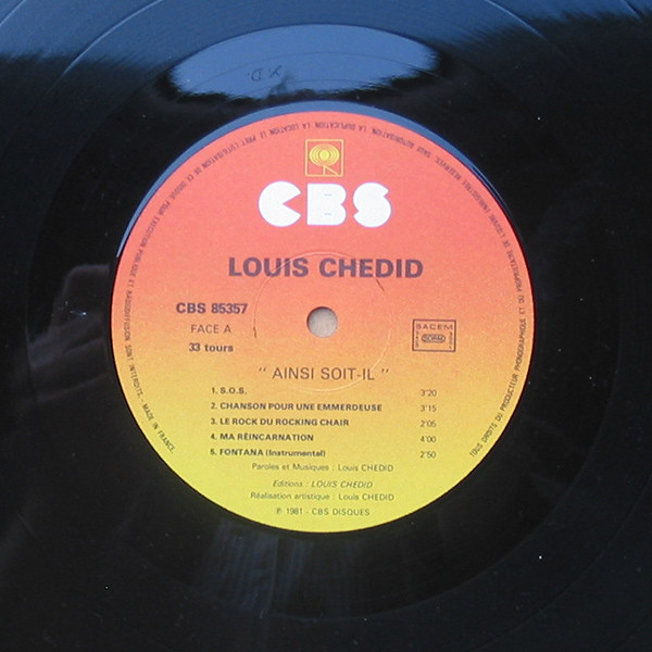 Louis Chedid - Ainsi Soit-il | CBS (CBS 85357) - 5 Louis Chedid - Ainsi Soit-il | CBS (CBS 85357) - 5