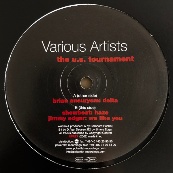 Various - The U.S. Tournament | Poker Flat Recordings (PFR27)