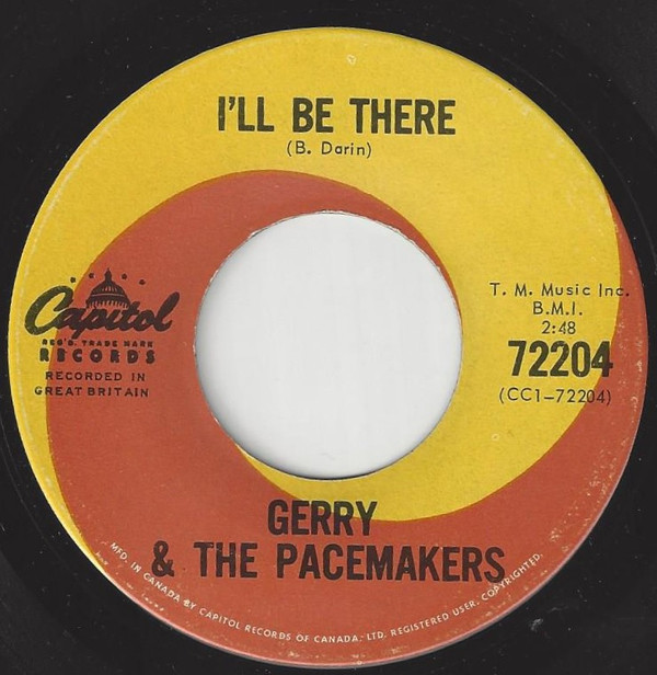 Gerry & The Pacemakers - I'll Be There | Capitol Records (72204) - main