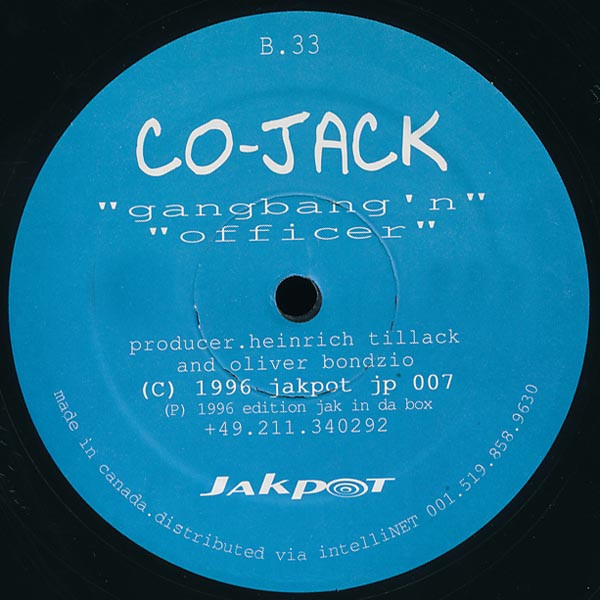 Co-Jack - Down By Law | Jakpot (JP 007) - 2