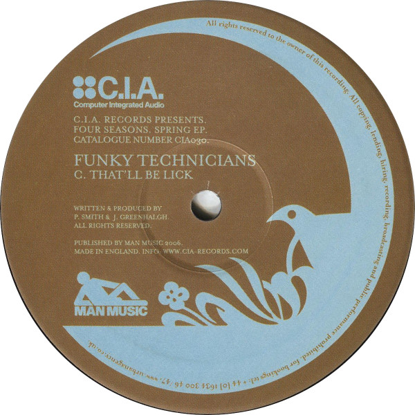 Various - Four Seasons. Spring EP | C.I.A. (CIA 030) - 5