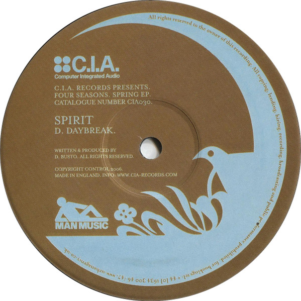 Various - Four Seasons. Spring EP | C.I.A. (CIA 030) - 6
