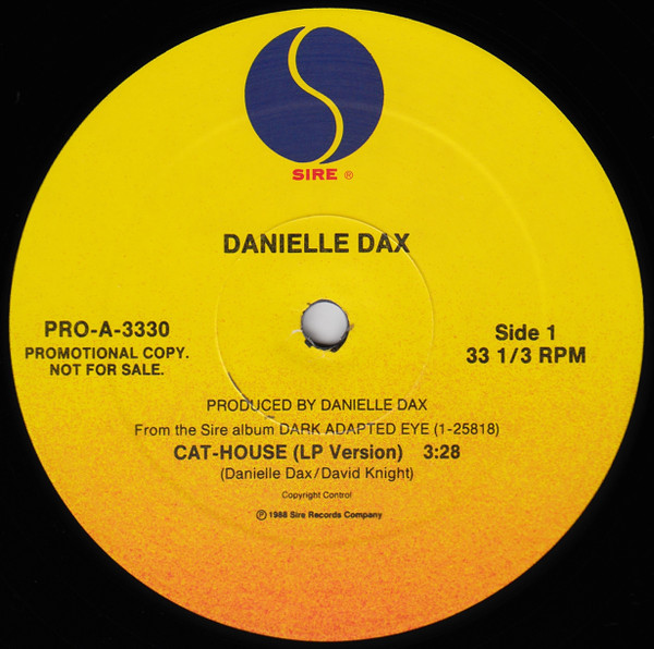 Danielle Dax - Cat-House / Big Hollow Man | Sire (PRO-A-3330) - 2 Danielle Dax - Cat-House / Big Hollow Man | Sire (PRO-A-3330) - 2