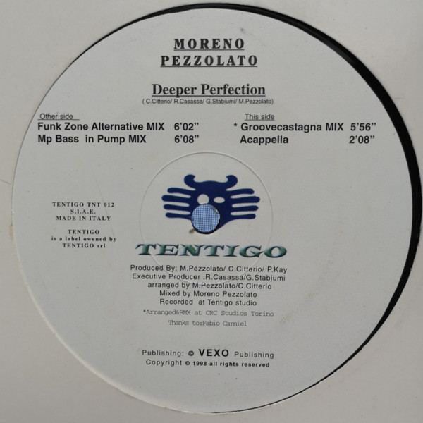 Moreno Pezzolato - Deeper Perfection | Tentigo Records (TNT 012)