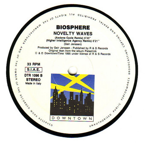 Biosphere - Novelty Waves | Downtown (DTR 1096) - main Biosphere - Novelty Waves | Downtown (DTR 1096) - main