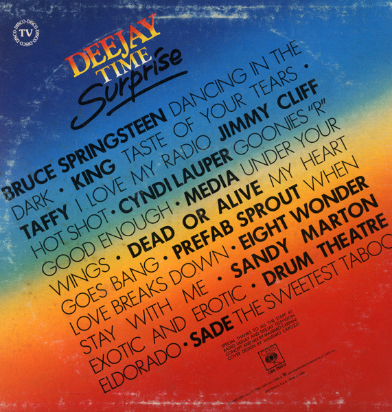 Various - Dee Jay Time Surprise | CBS (CBS 26812) - 4