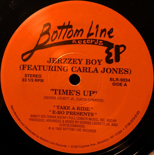 Jerzzey Boy - Time’s Up | Bottom Line Records (BLR-9034)