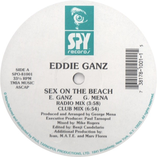 Eddie Ganz - Sex On The Beach | Spy Records (SPO-81001) - main Eddie Ganz - Sex On The Beach | Spy Records (SPO-81001) - main