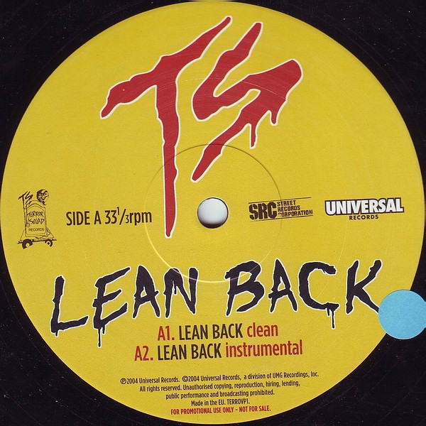 Terror Squad Feat. Fat Joe Aka Joe Crack & Remy Martin - Lean Back | Street Records Corporation (TERROVP1) - 2
